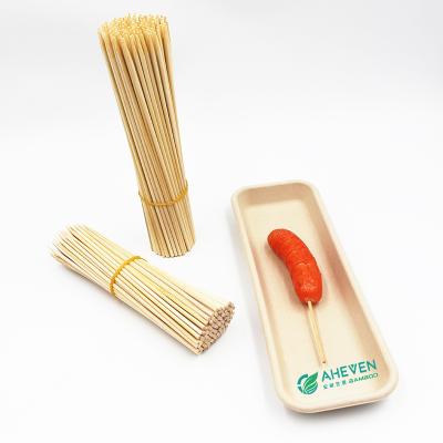 China Eco Friendly Round Skewer Bamboo skewer For Party BBQ for sale