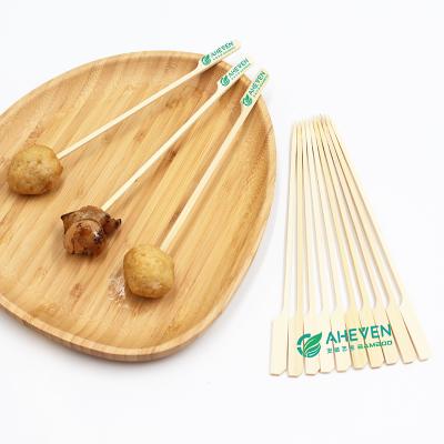 China EVEN Food Safe Biodegradable Paddle Bbq Bamboo Skewer Rotating BBQ Skewer For Outdoor Use for sale