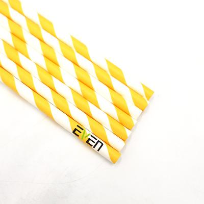 China Factory Wholesale Food Grade Biodegradable Paper Straws Drinking Straw For Bar Party for sale