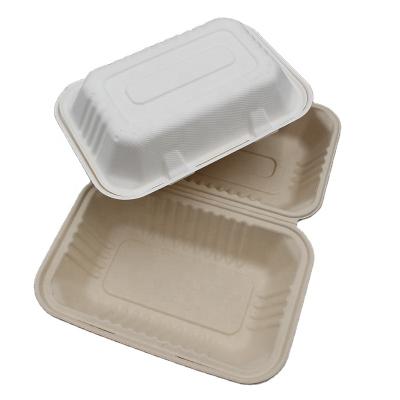 China Wholesale New Age Products Take Away Container Food Box Disposable Biodegradable Bagasse Lunch Box for sale