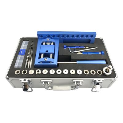 China Dental High Speed ​​Handpiece Cartridge Repair Cartridge Backing Removal Tool with Chucks Hold Repair Tool Kit for Dental Up-Down Handpiece for sale