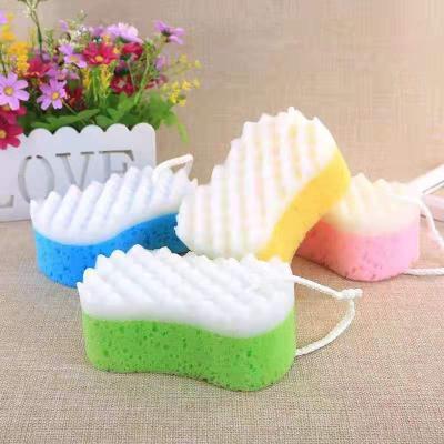 China EXFOLIATING BS011 Single Layer Bath Sponges Outdoor Kitchen Degreasing Bath Scrubbing Cleaning Sponge for sale