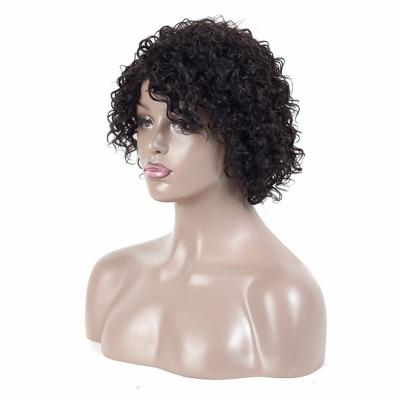 China Women's Hair Short Straight Thick Straight Soft Sheer Curly Kinky Curly Wigs Spring Brazilian Virgin Hair Twist Hair Wigs for sale