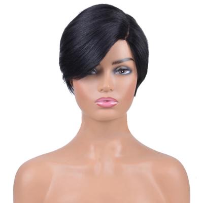 China HL090 Silky Straight Bob Wigs Lace Front Short Human Hair Wig Virgin Hair With Baby Hair Pre Plucked Hairline for sale