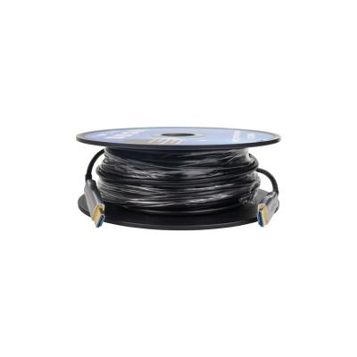 China COMPUTER HDTV 4K@60Hz and 1m, 10m 20m 30m 50m 100m 24K HDTV Gold Plated Fiber Optic Cable for sale