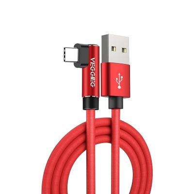 China Mobile Phone Charger Nylon Braided Quick Cord Cable USB C Charging Data Type C Cable USB-C Cable for sale