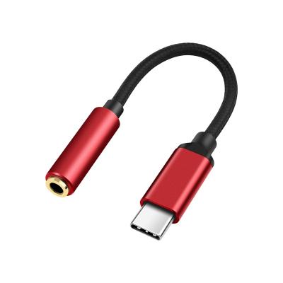 China New Factory Wholesale COMPUTER Type C to 3.5mm Audio Cable for Mobile Phones Earphone Audio Adapter for sale