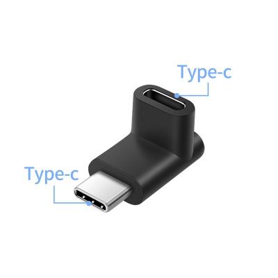 China Cheap Whosale Price Elbow Type C Fast Transmission Speed ​​Male To Type C Famale OTG Adapter USB C OTG Adapter for sale