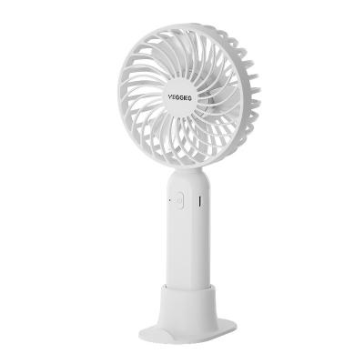 China It's pedestal can be used as mobile phoen stand. Hot Sale OEM/ODM Rechargeable Mini Portable Electric Hand Fan 3Spead Desktop for sale