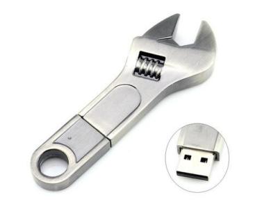 China Gift Promotion USB Flash Drive 32GB Multicolor USB 2.0 Memory Stick Waterproof Wrench Drive Metal Aolly Transparent for sale