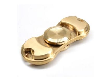 China Gold Color EDC Fidget Spinner High Speed Stainless Steel Bearing Metal Material Spinner For Adult and Children for sale