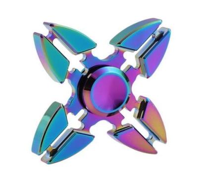 China Metal Rainbow Color Hand Anxiety Spinner High Speed EDC Fidget Toys for Relieving ADHD, Anxiety, Stress and Boredom for sale