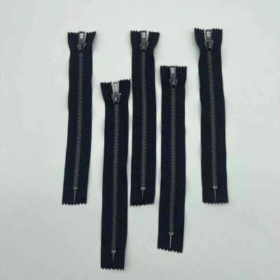 China Sustainable Recycled Metal Zipper End Gold End Close End Metal Zipper for sale