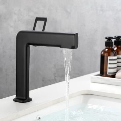 China Metered Faucets Single Handle Brass Water Tap Hole Basin Faucet Mixer Tap for Hand Wash Basin for sale