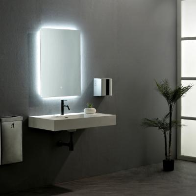 China Manufacturing Customized Rectangle Bright Led Mirror Makeup Hotel Bathroom Wall Mirror With Led Light for sale