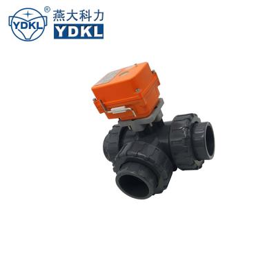 China general plastic actuated 3way motorized valve kld for sale