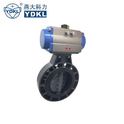 China General Cement Butterfly Valves With Pneumatic Actuator Seal Ring for sale