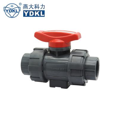 China General 4 Inch PVC True Union Threaded PVC Plastic Union 12 Red Customized Ball Valve for sale