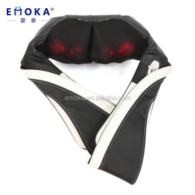 China Electric Heating Neck Shiatsu Body Massager Neck Massager Kneading Tapping Device With Heat Back Neck Shoulder Massager for sale