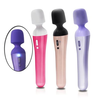 China Xiamen Factory Custom 25 Intensities Models 5 Intensities Silicon Mini Body Knot Wireless Rechargeable Body Massage Wand for sale