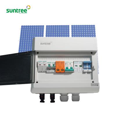 China DC Combiner Box PV Combiner Box 4 Strings DC1000V DC500V 5KW 10KW Solar Waterproof DC Combiner Box for sale