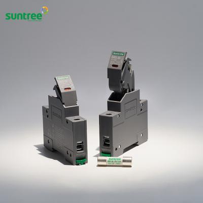 China Solar Low Voltage Fuse Cutout PV DC 1100v 30a Off Grid Fuse Holder 5x20 Mm for sale