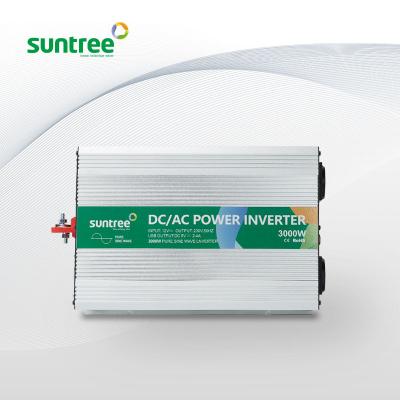 China Home Appliance 12V 24V DC to AC 220V 3000W 48V Inverter Pure Sine Wave Power Inverter for sale