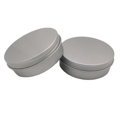 China Other 100ml Silver Bowls Powder Case Tea Starburst Candle Stash Tin Aluminum Can Container for sale