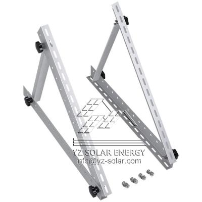 China SUS304 2023 Aluminum Mount System Adjustable Triangle Al6005-T5 PV Solar Brackets For Flat Roof Or Ground for sale