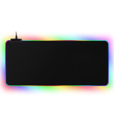 China Eco-friendly Hot Selling Custom Glowing RGB Led Gaming Non-slip USB Mouse Pad for sale