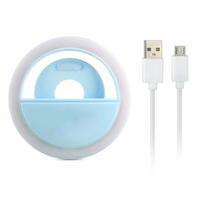 China USB Light Wholesale Portable Rechargeable Photography Camera Clip Video Filling Cellphone LED Ring Selfie Light USB Video Cellphone for sale