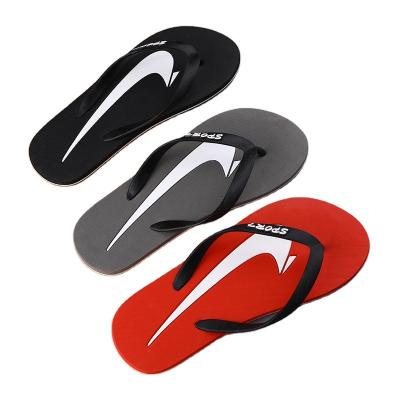 China Wholesale Customized Breathable Eva Flip Flops Logo Comfortable Beach Slippers Cheap For Men for sale