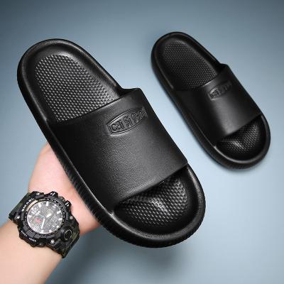 China EVA Bathroom Slipper Slides Custom Logo Lightweight Home Outdoor Cheap Slippers Thick Bottom Slippers for sale