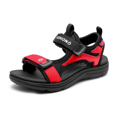 China 2021 New Design Fashion Waterproof Cool Boys Small Slide Sandals Summer Children Sandal Children Beach Shoes for sale