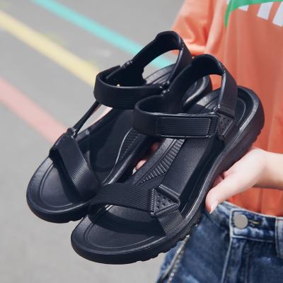 China Summer new style fashion trend double strap flat women's sandals flops comfortable sandals for ladies for sale