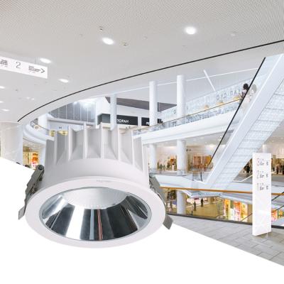 China Industrial indoor led recessed downlights cob downlights ceiling light dimmable 10w 10w dali led round down light for sale