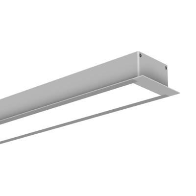 China Contemporary Office Ceiling Flexible Linear Light Recessed Linear Led Batten Light System Linear Ceiling Lamp for sale