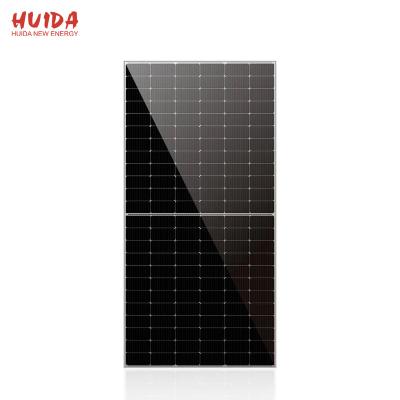 China Solar Power System HUIDA Custom Photovoltaic Panel 410 Watt 400W 450W 500W 550W 182mm 210mm Half Cell Solar Panels For Solar Panel System For Home for sale