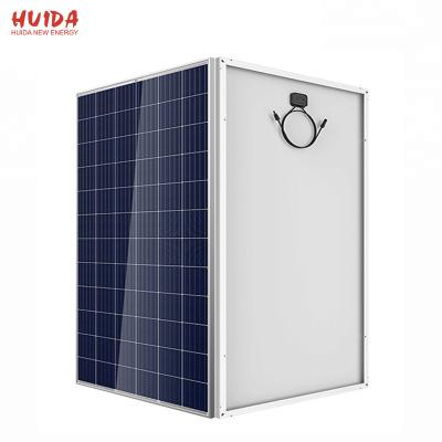 China Al HUIDA Manufacturer 280W 100w 150w 200w 300w Custom Polycrystalline Solar Panels 157mm 5BB Solar Cell PV Panels For Solar System for sale