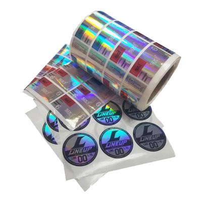 China UV Color-Changing Holographic Security Stickers 3D Hologram Carved  Label for sale