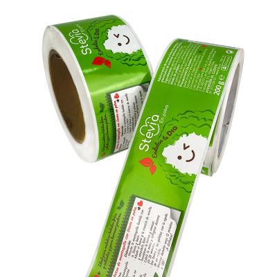 China Custom Printed Package Label Rolls Self-Adhesive Multilayer Sticker for sale