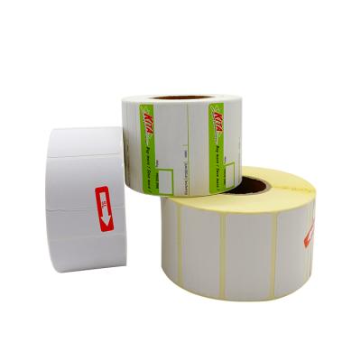 China Coated Thermal Label Rolls Art Paper Raw Material Adhesive Jumbo Rolls en venta