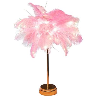 China Custom Flashing Decoration Lights String Lights Christmas Girl Heart Feather Table Lamp Dormitory Decoration Star Lights for sale