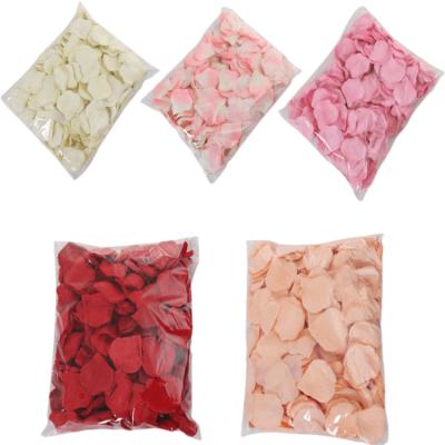 China Wholesale Natural Artificial Touch Real Touch Satin Soft Silk Rose Flower Petals Valentine's Day For Wedding Decoration for sale