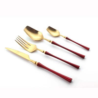 China 2021 Sustainable New Inventory Suitable Stainless Steel Flatware Set Stainless Steel Cutlery for sale