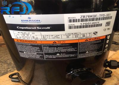 China ZB Scroll Medium Temp Refrigeration Scroll Compressor 3PH 10hp ZB76KCE-TFD 551 For Chiller for sale