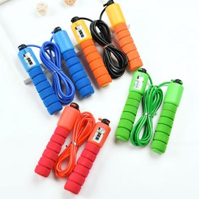 China Outdoor Sports Jump Ropes With Adjustable Sports Counter Fitness Fast Speed ​​Counting Jump Rope Skipping Wire for sale