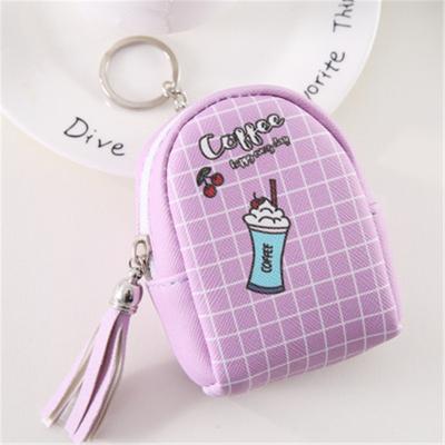 China Fashion Cartoon Coin Purse Lovely Rabbit Zipper BagTassel Key Small Cards Storage Wallet Women Girls Cute Short Key Chain Wallet for sale