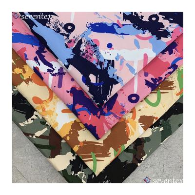 China Digital Map T400 Camouflage Fire Retardant Printed Fabric Children's Ditch Coat Pie Topped Down Jacket Cotton-padded Fabric for sale