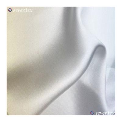 China Stain Repellent 100% Silk Polyester Satin Charmeuse Wedding Dress Fabric for sale